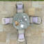 Danterius 4 - Person Patio Dining Set Round Table with Cushions Included