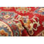 Tapis rouge foncé Malechi Gazni 5 pi 10 po x 9 pi 4 po