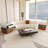 19.6'' W Nightstand With Rotating Storage, Bedside Table With 3 Drawers, Modern End Table, No Assembly Required