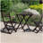 3-Piece Eucalyptus Bistro Set, Square, Espresso