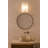 Swirled 2-Light Wall Sconce - Chrome