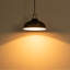 Luminaire suspendu 1 lumière à abat-jour argenté vieilli-602796622