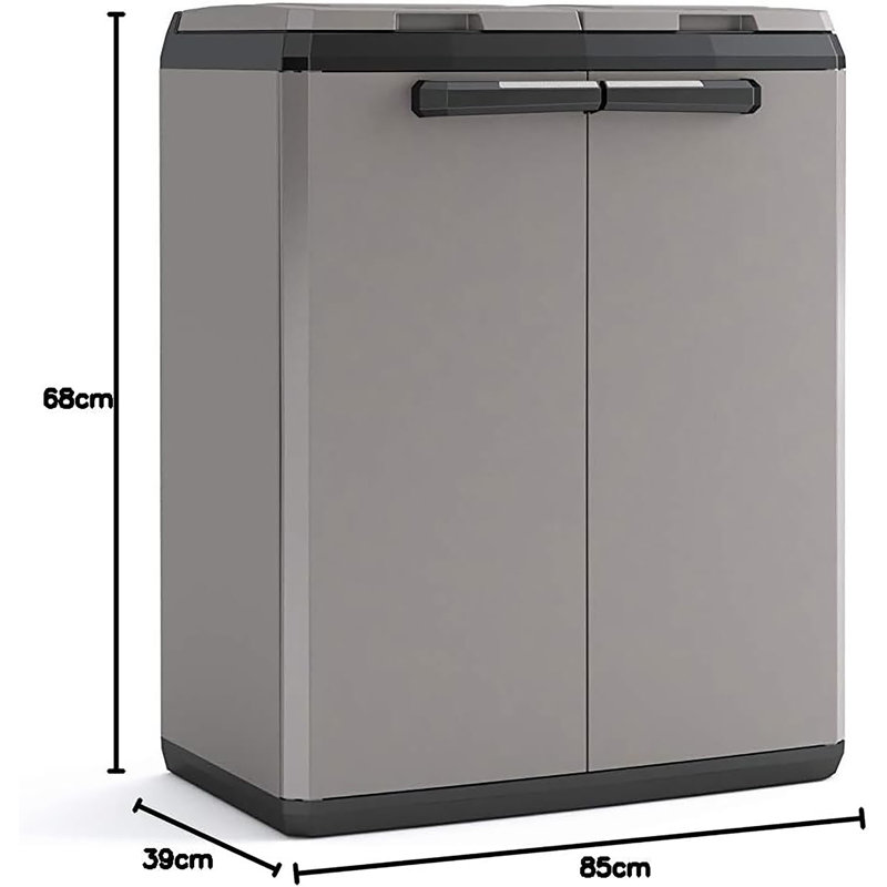 Keter Split Basic Recycling Cabinet Keter Split Basic Recycling Cabinet 241065