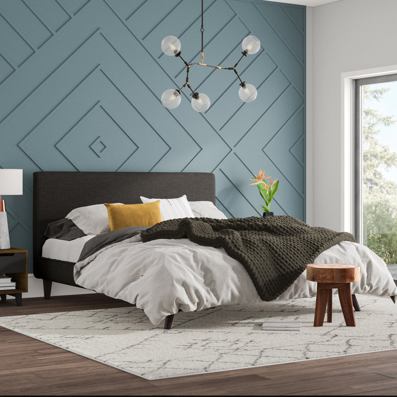 Astra Upholstered Platform Bed, Queen