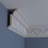 SAMPLE - Endurathane Shell Crown Moulding, 6 1/4"H x 3 3/8"P x 7"F x 12"L, (16" Repeat)