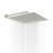 16 Inch Rain Shower Head High Flow Stainless Steel Square Rainfall Shower Head High Pressure Design-103120343
