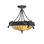 Rustic Lodge 3 - Light Semi Flush Mount