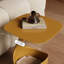Table d'appoint de rangement multifonctionnelle jaune
