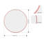 Aluminium Round Mirror-23172900