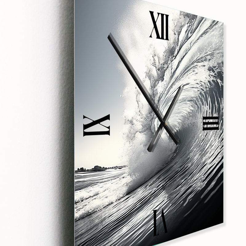 Samarion - Nautical & Beach Modern Wall Clock, 32" H x 24" W x 1" D