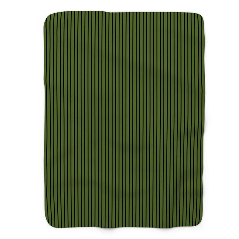 Olive noire moderne - couverture sherpa de qualité supérieure 1 pièce, Grand lit