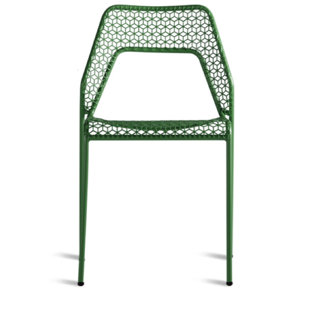 Hot Mesh Premium All-Weather Wicker Outdoor Stacking Dining Side Chair