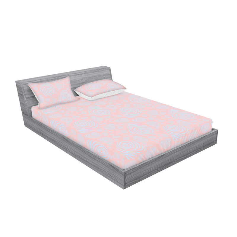 Drap-housse et taies décoratives 3 pièces Ambesonne, Ensemble de draps pour grand lit avec 2 taies d'or