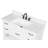 Dilkhush 48" Single Bathroom Vanity with Carrara Engineered Stone Top, Sink & Backsplash, Dove White, Pre-Assembled-1594445889-1594445888