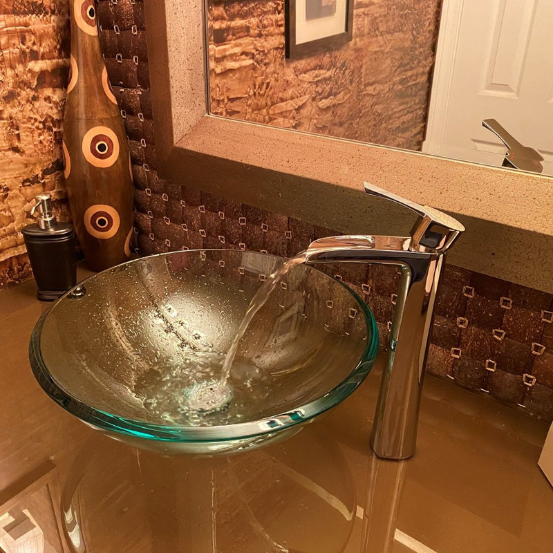 Robinet de lavabo vasque avec bonde Lulani, Chrome