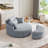 Dashton Upholstered Barrel Chair with Ottoman-756477116