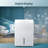 Antarctic Star  50 Pint Dehumidifier, 1.2 Gal Water Tank, 30%Rh Adjustable Auto Shut Off, 24H Timer