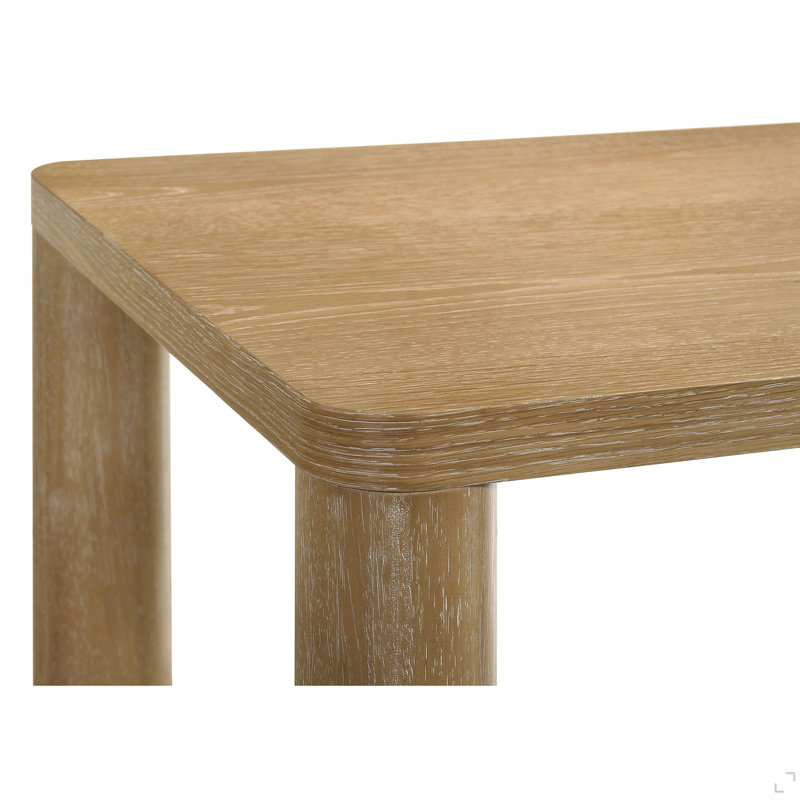 Solid Plinth End Table