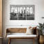 Impression sur toile monochromatique de Chicago-1083388544