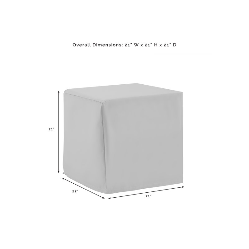 Housse pour table d'extérieur, Gris