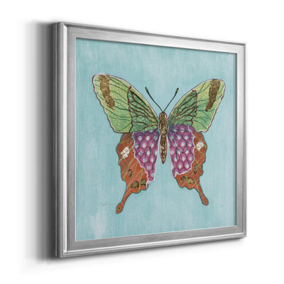 " Butterfly On Blue "