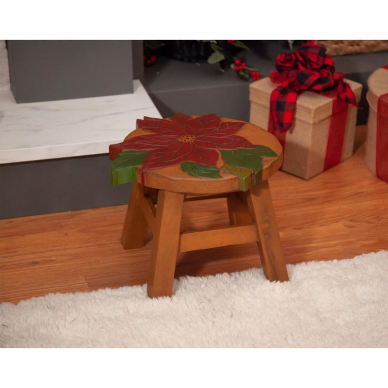 Tabouret d'appoint en bois massif Coastview