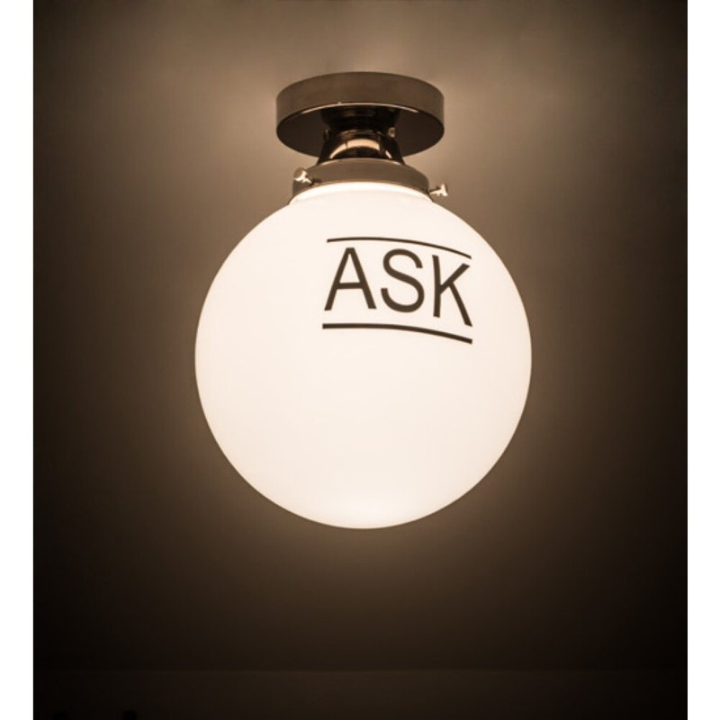 Personalized 1 - Light Semi Flush Mount