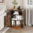 Nightstand With Charging Station And LED Lights-69794657