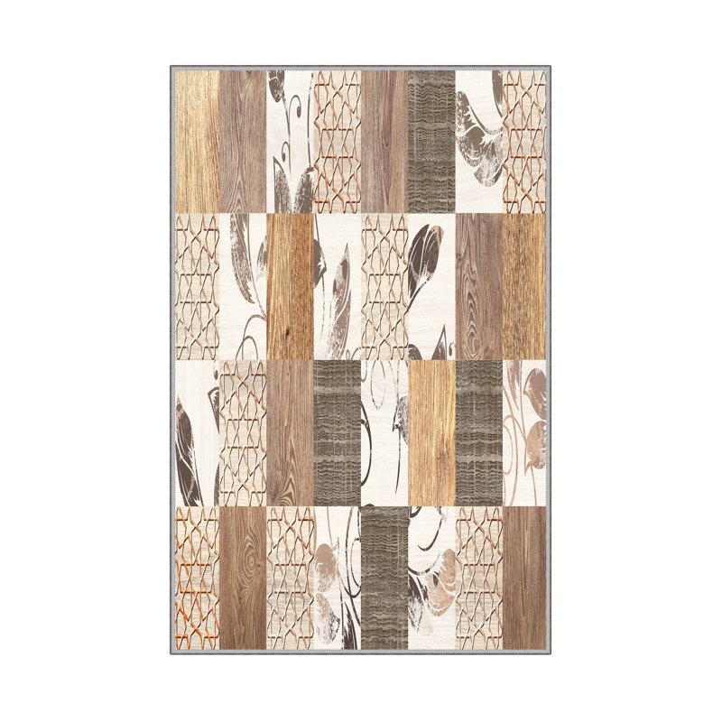 Premium Hall Carpet (3.3 x 6.6 ft), 100% Polyester, 0.4 in Pile Height | Antibacterial, Non-Slip PVC Dot Underside | Machine Washable, 3D Digital Printing | Ideal for Living Room, Bedroom, and Entryway Decor
