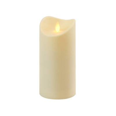 Battery Operated Pillar Candle with Flickering Flame