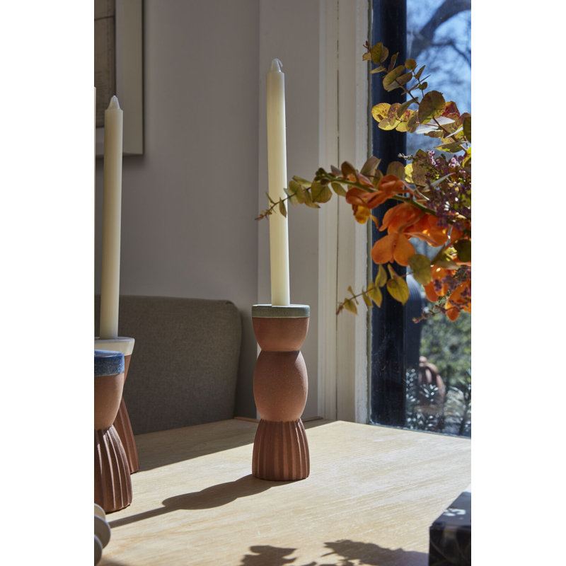 8'' H Ceramic Tabletop Candlestick