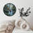 Mountain Waterfall Clock Face