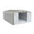 Outdoor Storage Shed 10×14 FT With 3 Lockable Doors,4 Air Vents & Sloped Roof,Utility Tool Shed Metal Storage Garden Sheds  Frame And 4 Vents,For Backyard,Patio,Lawn,Light Grey-124356796-124356797