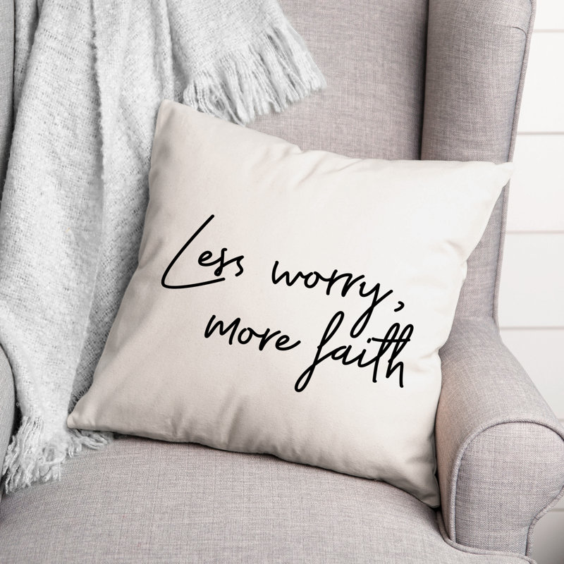 Coussin noir et blanc