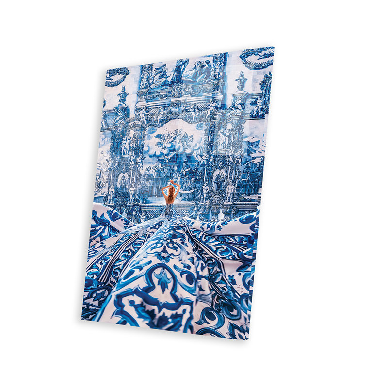 Azulejo Dream - impression sans cadre, H 24 po x l 16 po x P 0,25 po