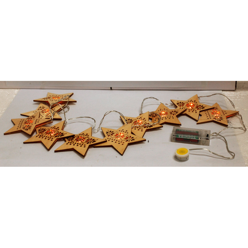 Éclairage pour chaîne 10 lumières christmas star