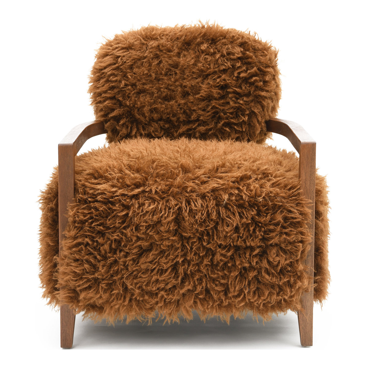 Tilton Soft Long-Haired Faux Fur Accent Chair