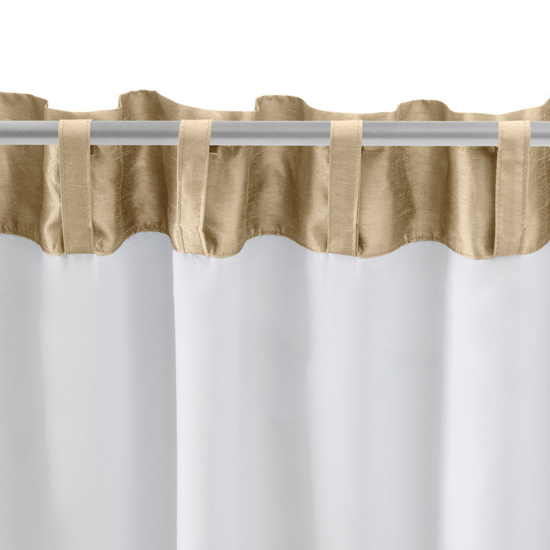 Crediton Room Darkening Curtains / Drapes Pair, Brown, 50" W x 96" L