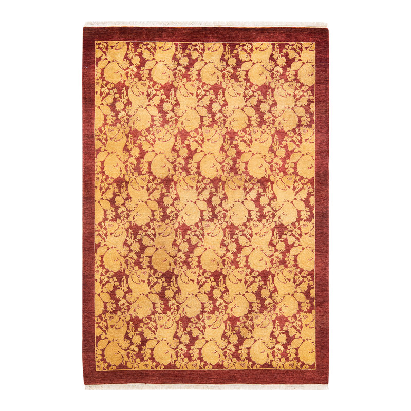 Classic One-of-a-Kind 4' 1" X 5' 10" Hand Knotted Area Rug