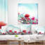 Coussin lombaire floral