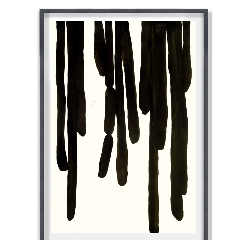 Été 2019 X1 encadré sur papier par Hable Construction Print, H 26 po x l 19 po