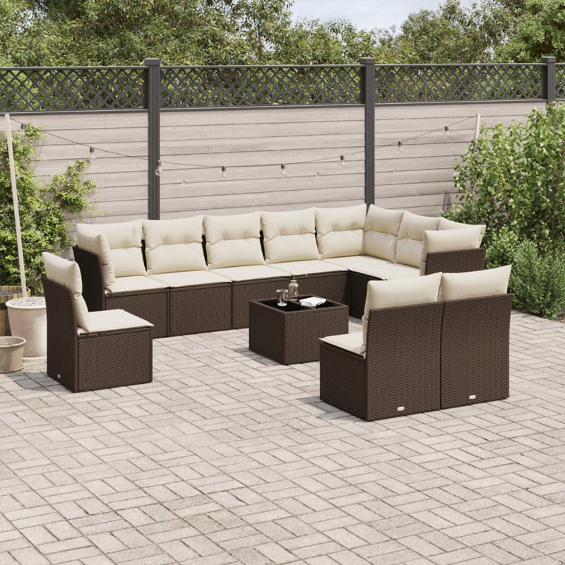 Ensemble de canapé de jardin Vidaxl