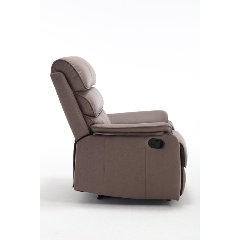 Fauteuil inclinable manuel moderne en similicuir