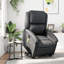 Fauteuil de massage inclinable électrique en cuir véritable-974897459