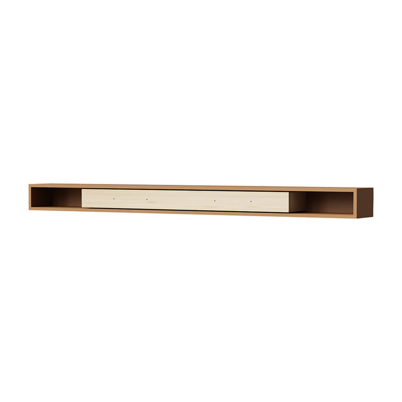 Wood Floating Shelf, 15.3cm H x 137.5cm W x 10.2cm D