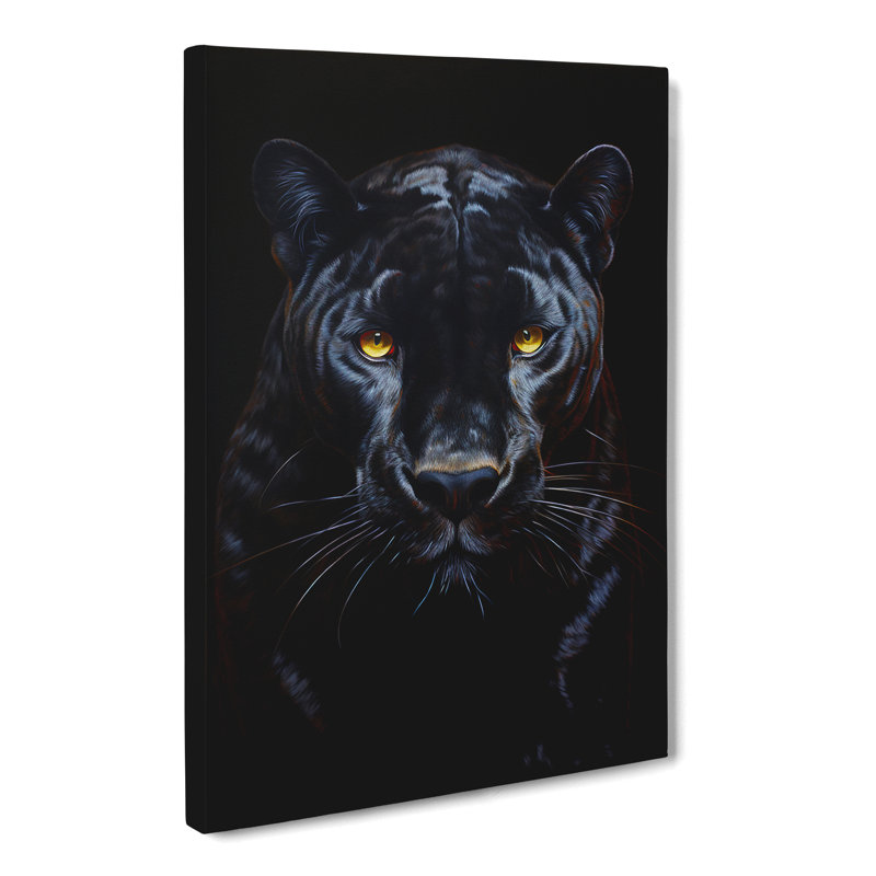 Panther Contemporary - Wrapped Canvas, 60cm H x 40cm W x 3cm D