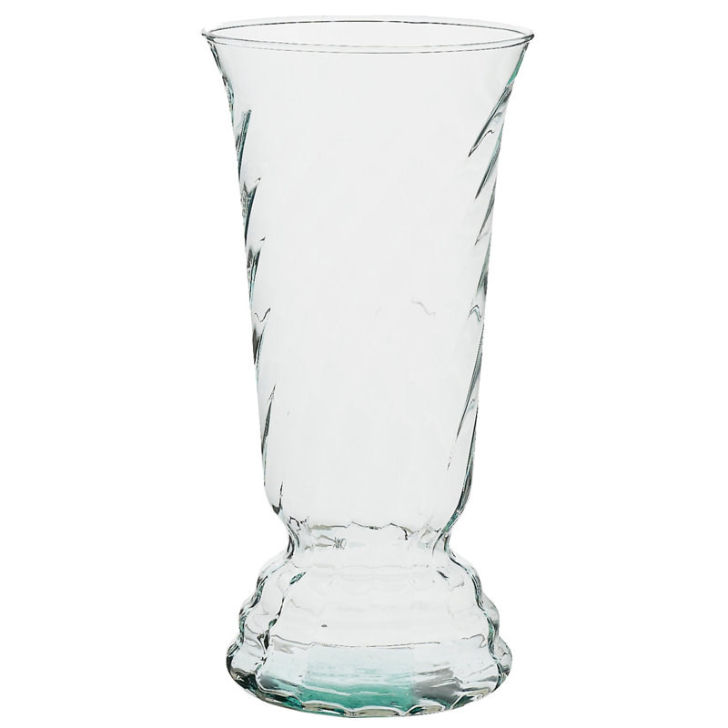 Vase en verre recyclé Bouquet Urn Optic