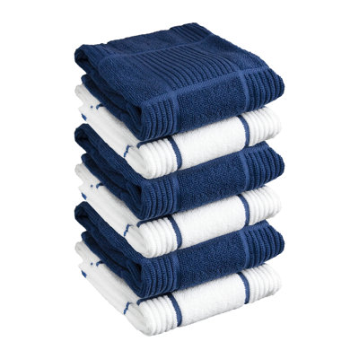 T-fal Solid and Check Dish Cloth