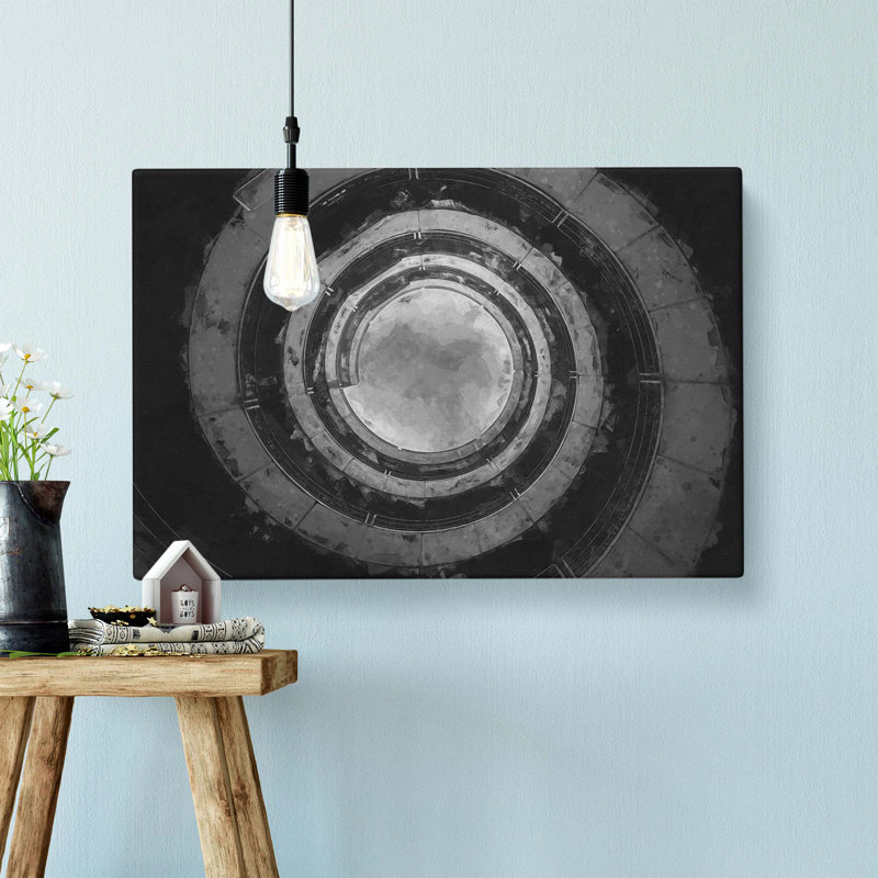 Spiral to the Sky in Abstract - Wrapped Canvas, 60 cm H x 90 cm W