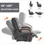 Fauteuil inclinable électrique gris Powerair